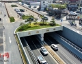 滨河南路下穿天街工程地面辅道通车