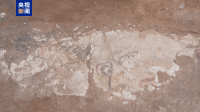 龙门石窟香山寺遗址新出土一处唐代壁画